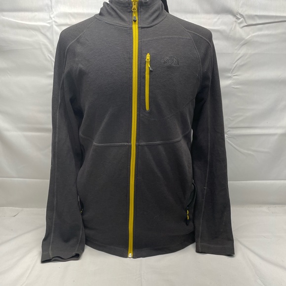 Men’s The North Face Jacket Size Large Grey/Yellow - Picture 1 of 5
